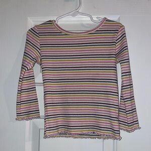 Garanimals Multicolor Striped Top, Girls 3T